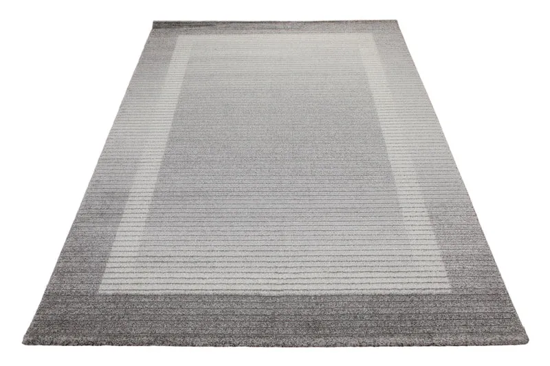 160x230 Teppich Wohnzimmer Grau