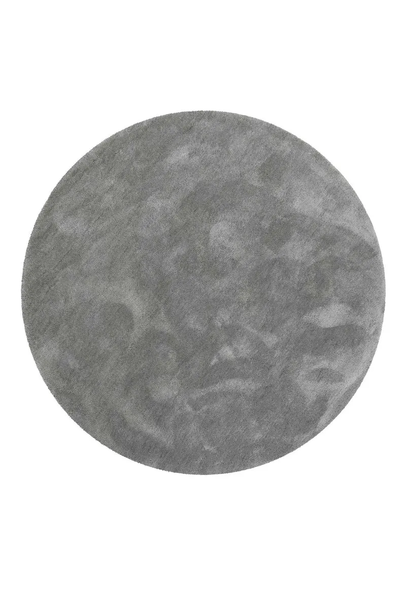 Esprit Teppich Rund Grau Taupe Hochflor "Relaxx"