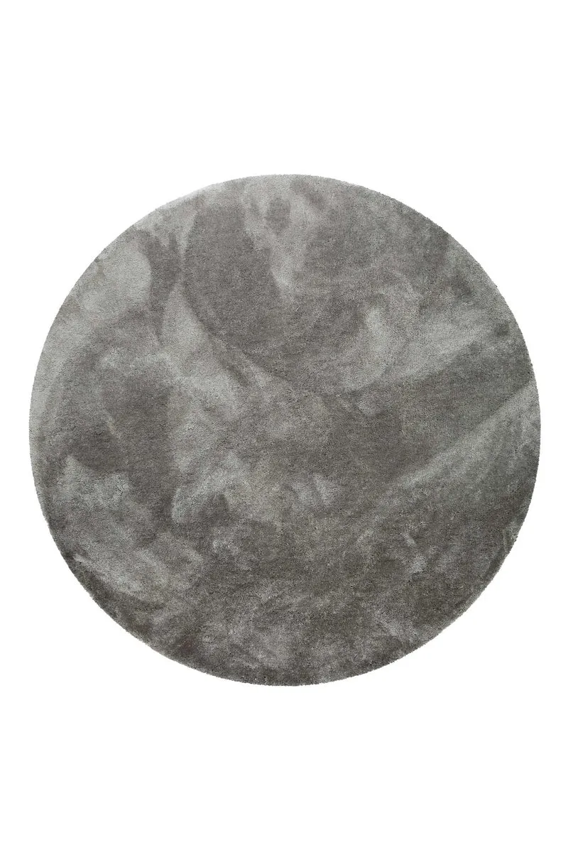 Teppich Rund Grau Taupe "Pisa" Homie Living