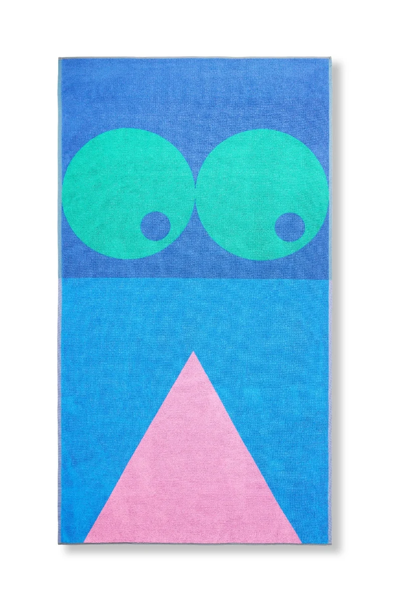 Beach Towel “You See What You See” by Dario Cortese - XL 100% Cotton