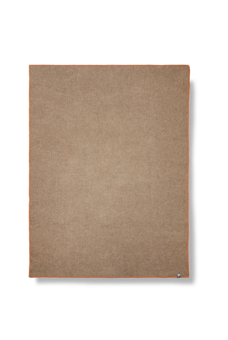 Wool Blanket "Behind Every Colour Is Another One Brown" by Michele Rondelli