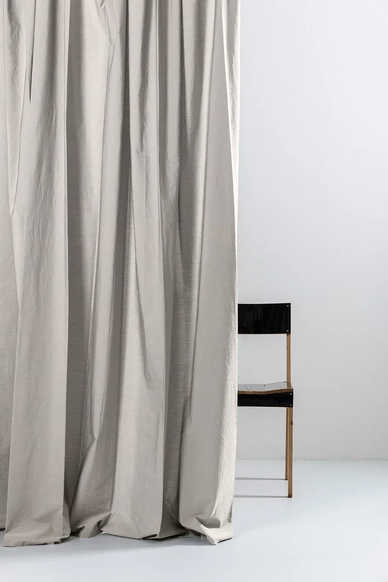 Egyptian Cotton Curtains in Feather Grey Color