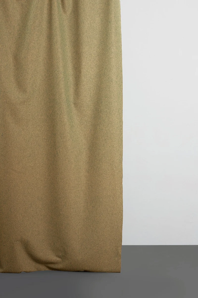 Twill Gaberdine Weave Curtain “Harry” in Camel