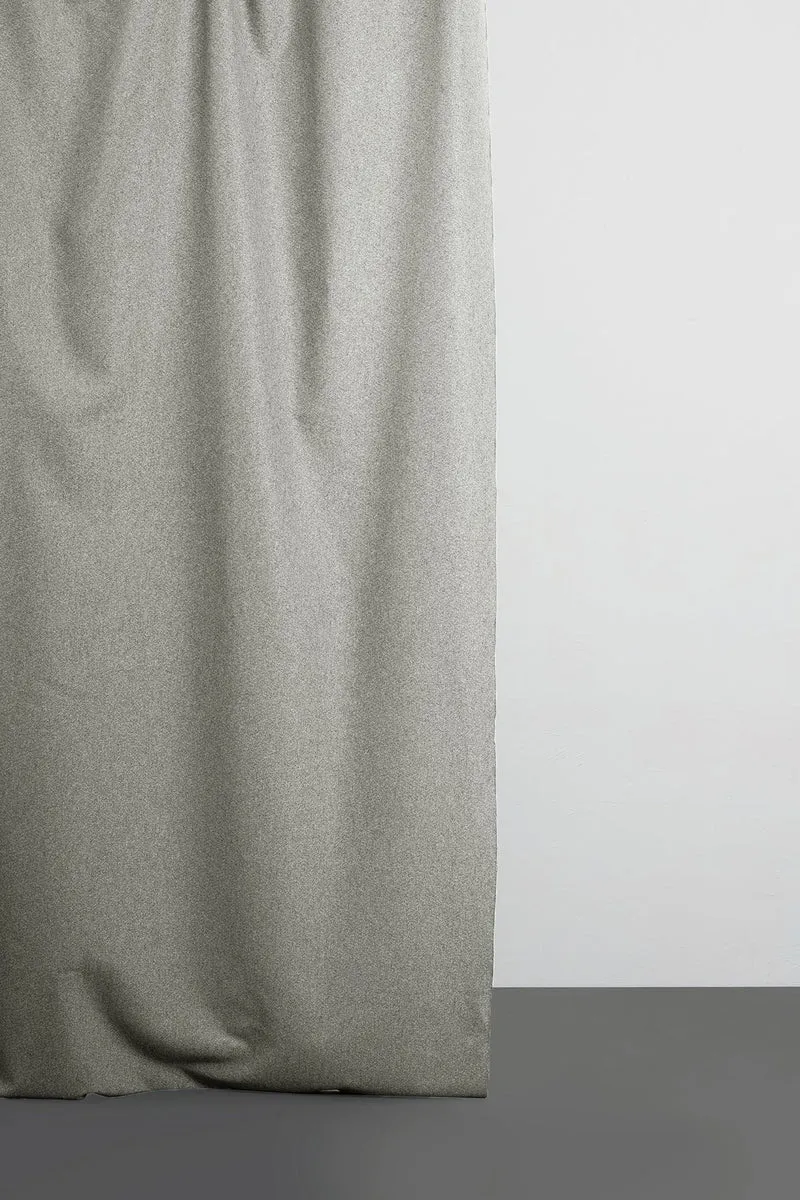 Twill Gaberdine Weave Curtain “Harry” in Taupe