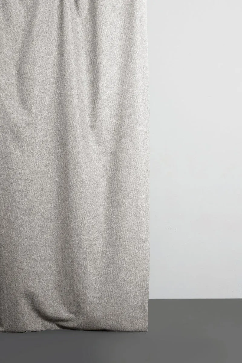 Twill Gaberdine Weave Curtain "Harry" in Grey