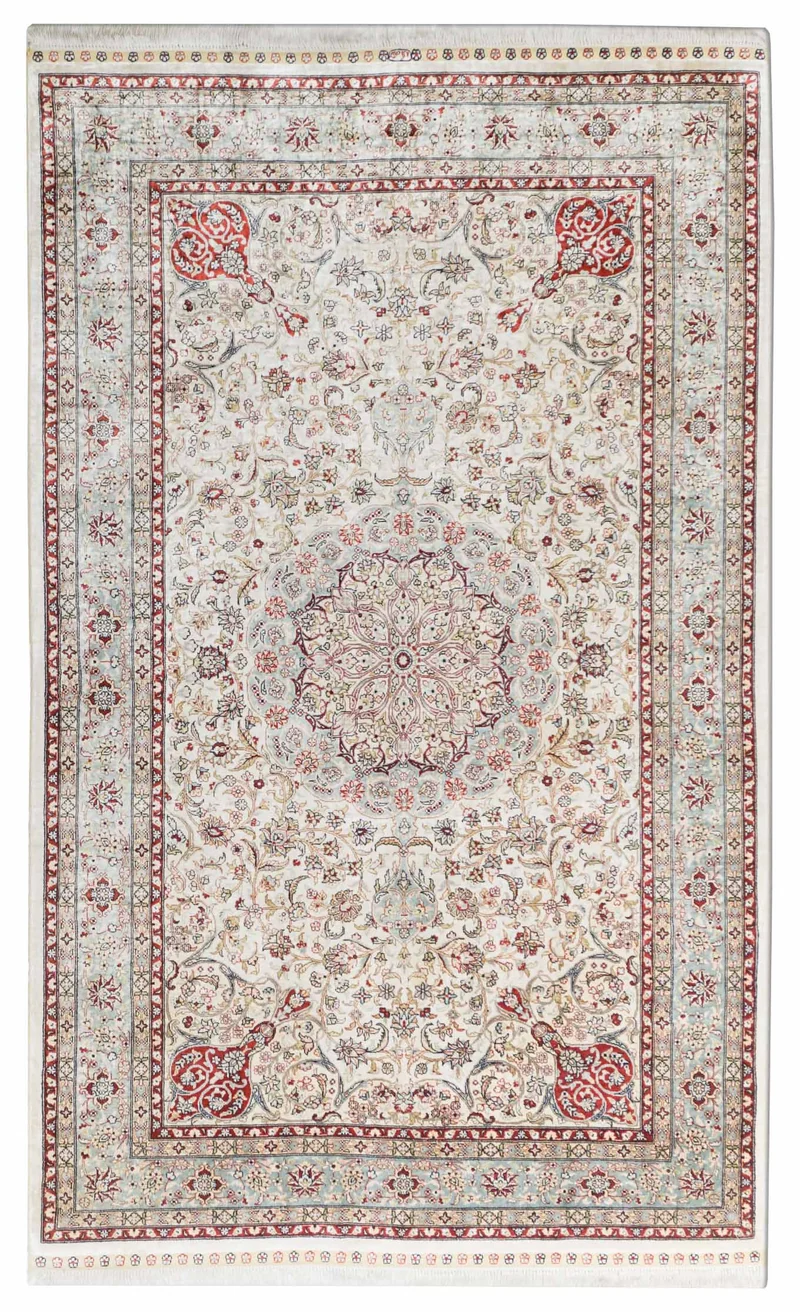 Chinesischer Hereke aus reiner Seide | 154 cm x 94 cm | Nr. Z-4614