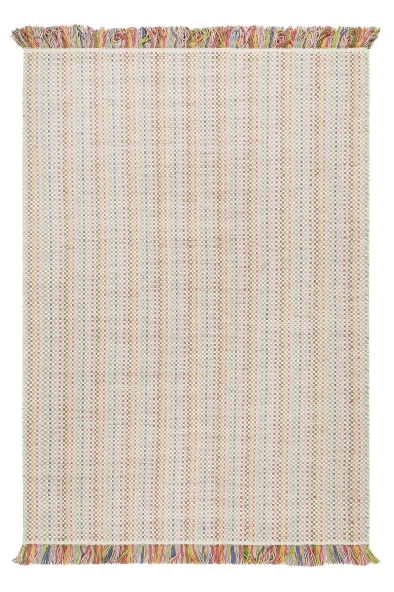 Esprit Kelim Teppich Bunt aus Wolle "Kids Durrie"