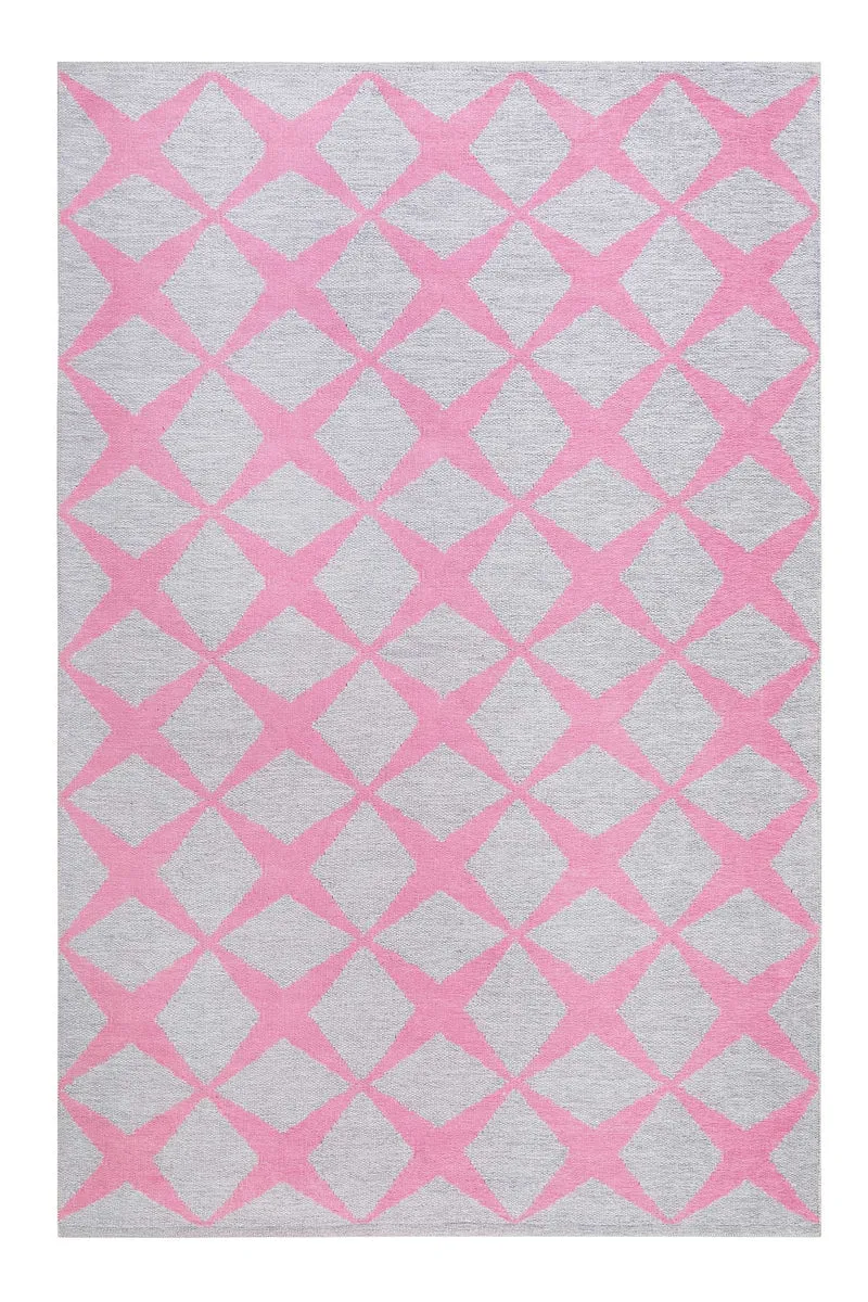 Esprit Teppich Grau Rosa "Caledon"