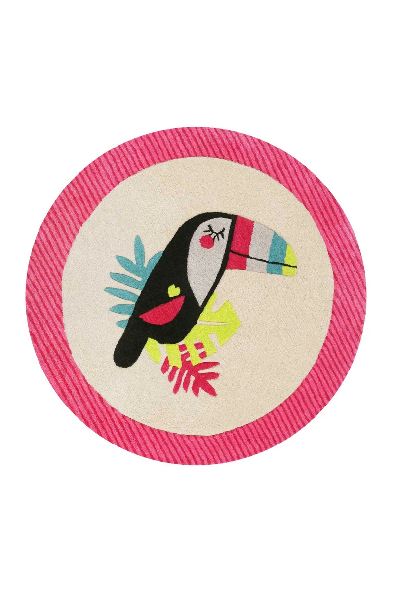 Esprit Kinderteppich Beige Pink "E-Toucan"