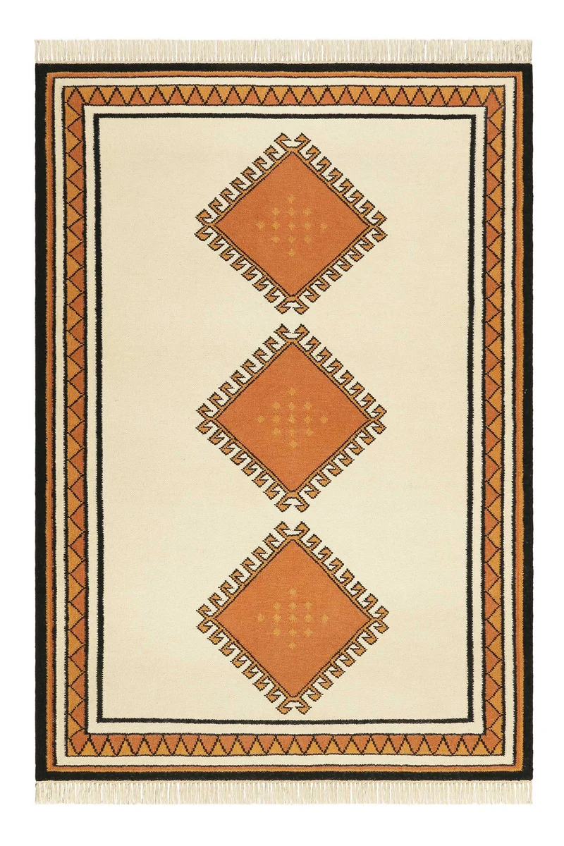 Kelim Teppich Beige Terrakotta "Afoud" WECONhome