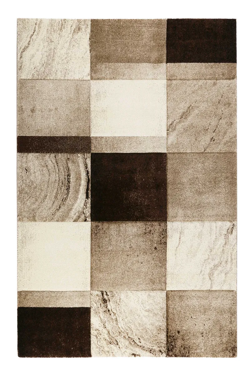 Teppich Kurzflor Beige Braun "Mirage" WECONhome