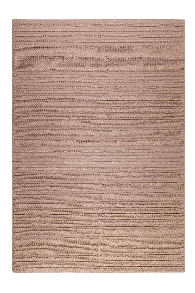 Esprit Kelim Teppich Rosa aus Wolle "Aurelia"