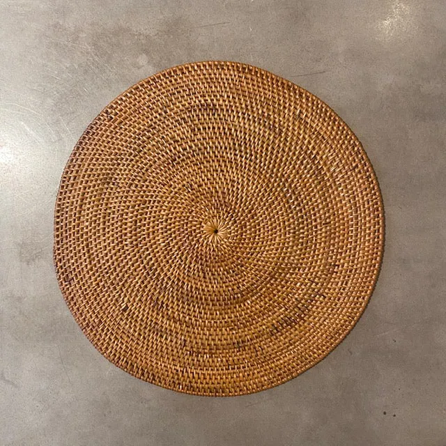 Platzmatte L Ø 34 cm aus Ate Geflecht placemat