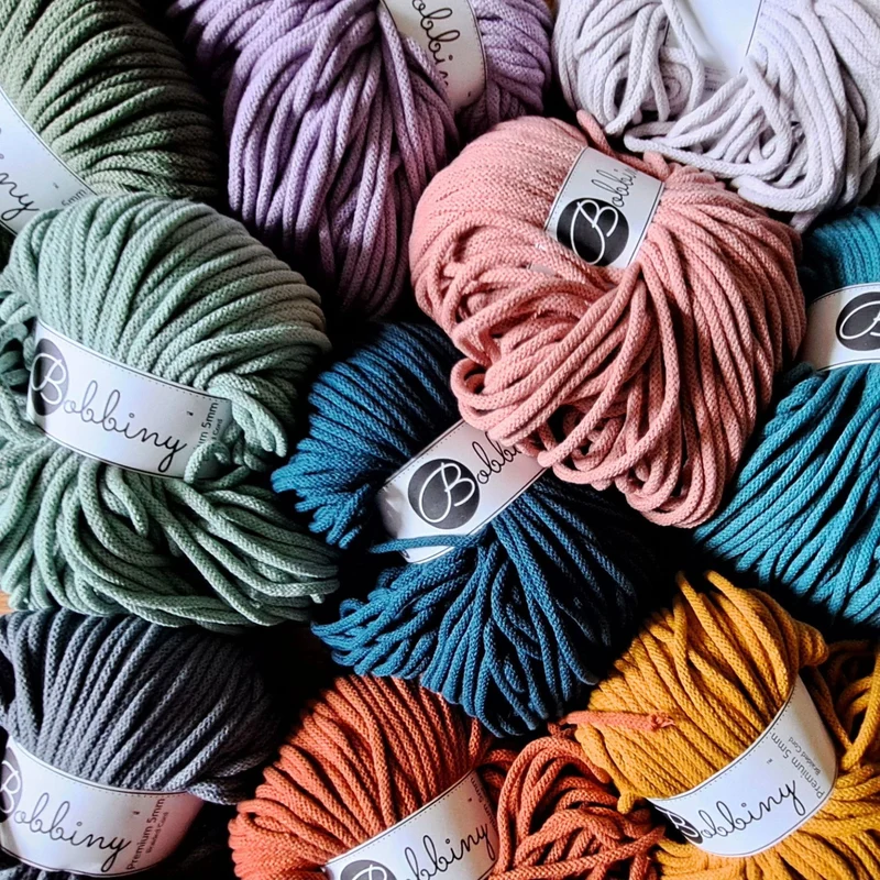 Bobbiny Cords 100 Metres | Sustainable Cord | Recycled