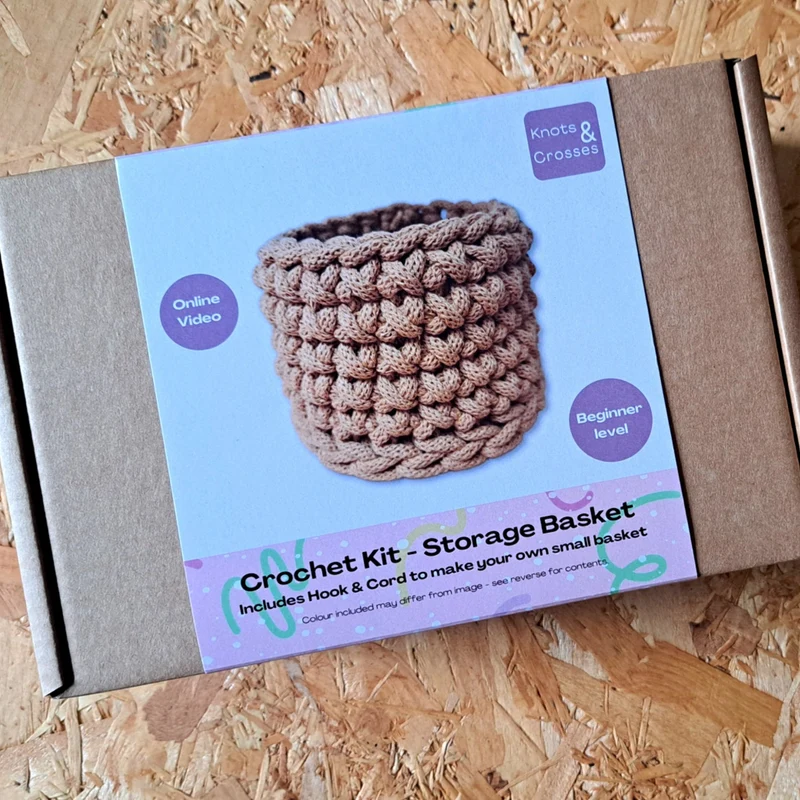 Crochet Storage Basket Craft Kit