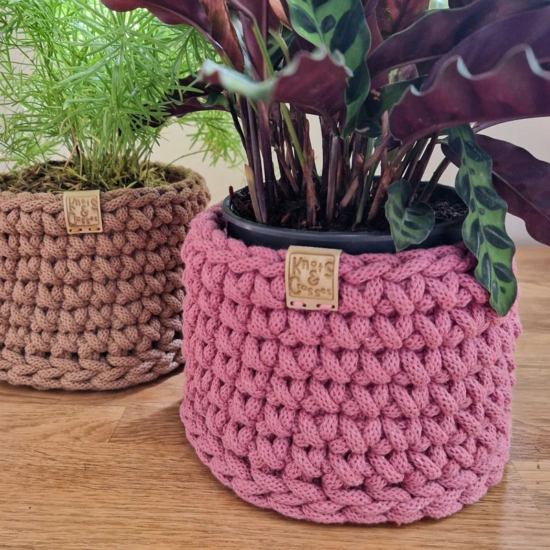 Medium Crochet Basket