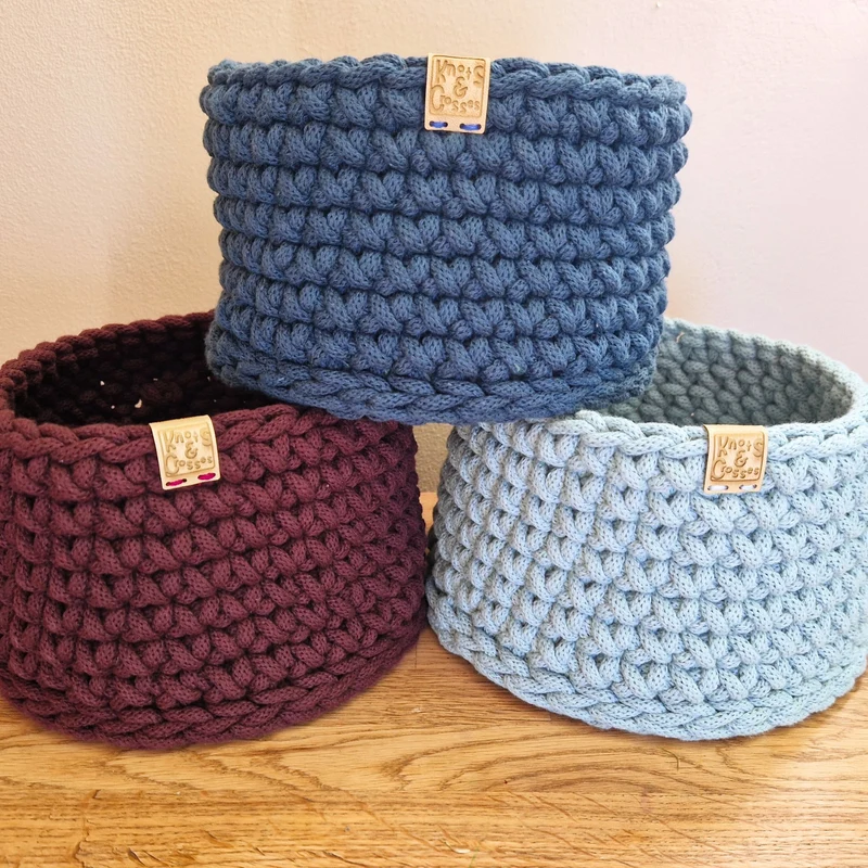 Large Crochet Basket