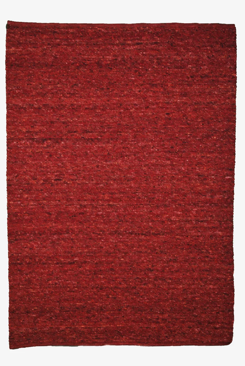 Handwebteppich Salsa Base 112 - Rot - 170 x 230 cm