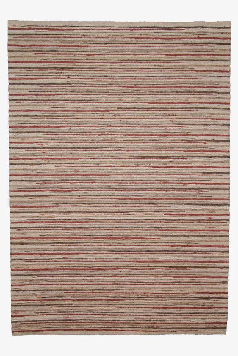Handwebtep. Schladming 32 - Beige, rot, braun - 170 x 230 cm