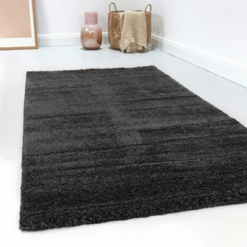 Esprit Teppich Anthrazit Kurzflor "California"