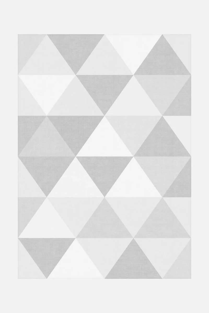 Pyramide Grau Teppich