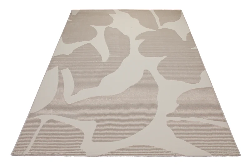 Teppich 160x230 Wohnzimmer Beige Floral
