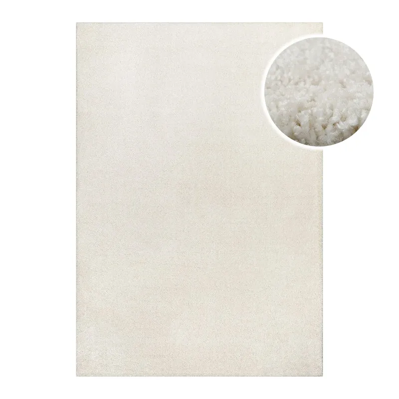 Kurzflorteppich Creme Weiß "Nova" WECONhome Basics