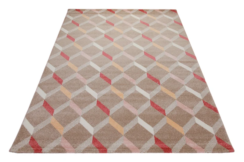 160x230 Teppich Wohnzimmer Braun Muster