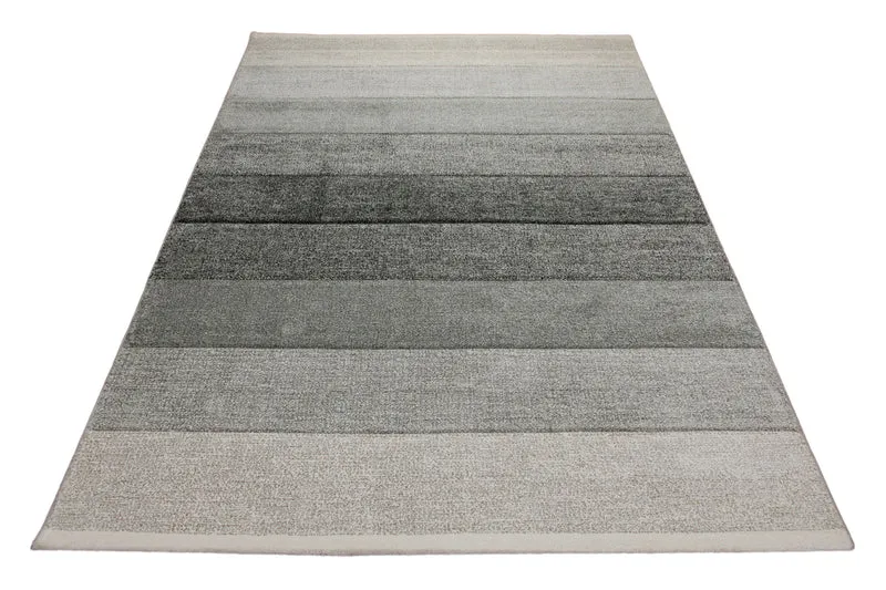 160x230 Teppich Wohnzimmer Anthrazit zu Grau