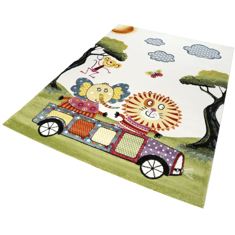 Teppich 160x230 Kinderzimmer Tiere Motiv