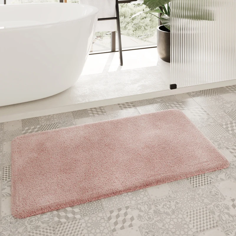 Badteppich Puder Rosa "Porto Azzurro" Homie Living