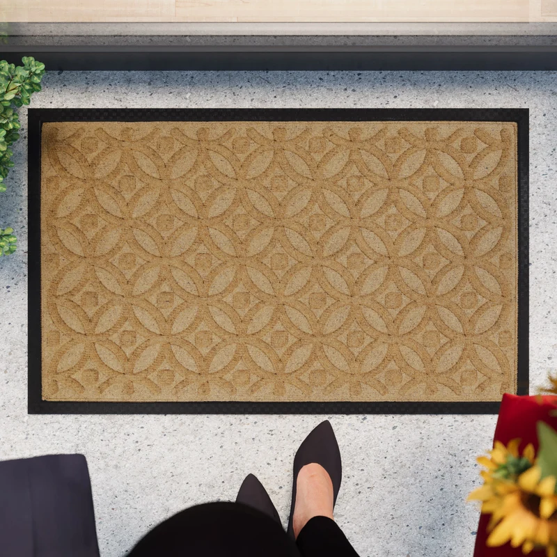 Fußmatte Honig Beige "Midnight Mosaic" WECONhome