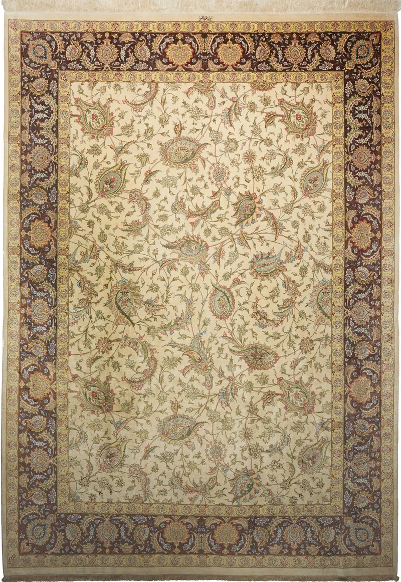 Ghom aus reiner Seide | 342 x 248 cm | Nr. 12-264871