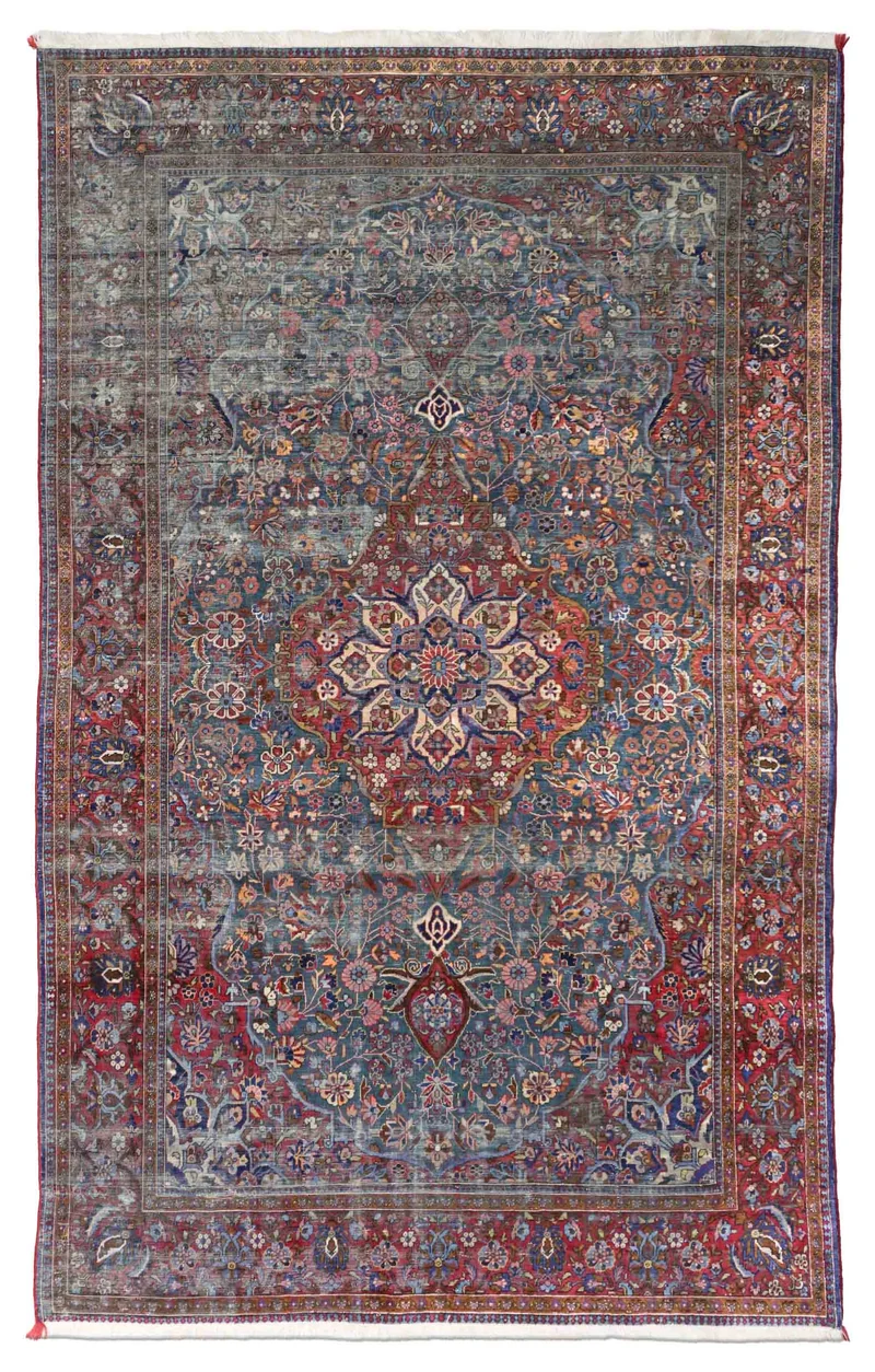 Keshan aus reiner Seide | 204 cm x 126 cm | Nr. Z-4603