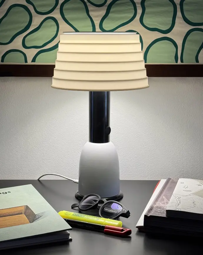 "PL3 Portable Lamp" by SOWDEN - White