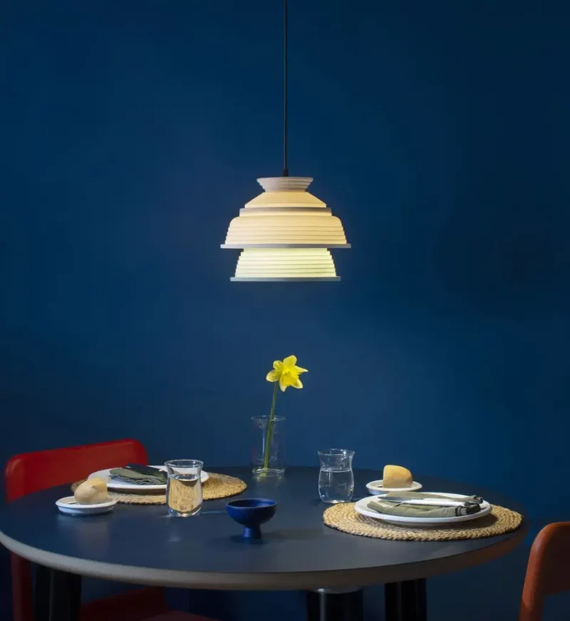 "CL4 Ceiling Lamp Shade" by SOWDEN - White / Cream