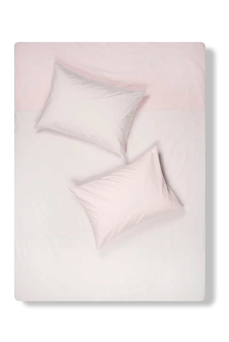 Percale Cotton Summer Cuff Sheet – Blush / Desert