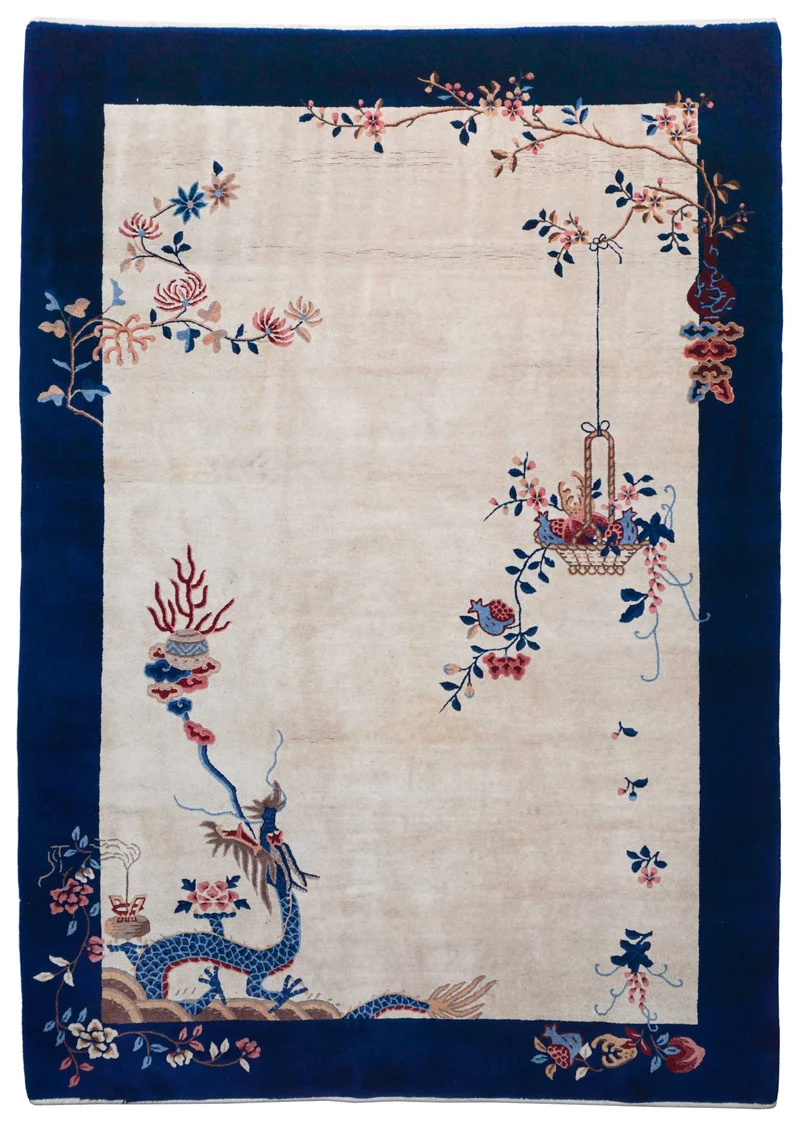 Alter China Teppich | 261 cm x 186 cm | Nr. Z-4508
