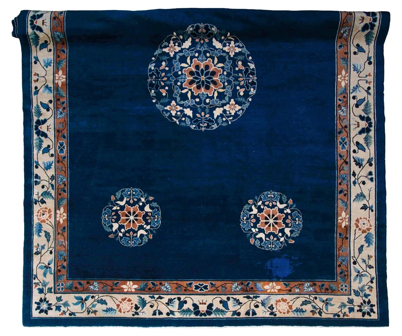 Antiker China Teppich | 441 cm x 331 cm | Nr. Z-4507