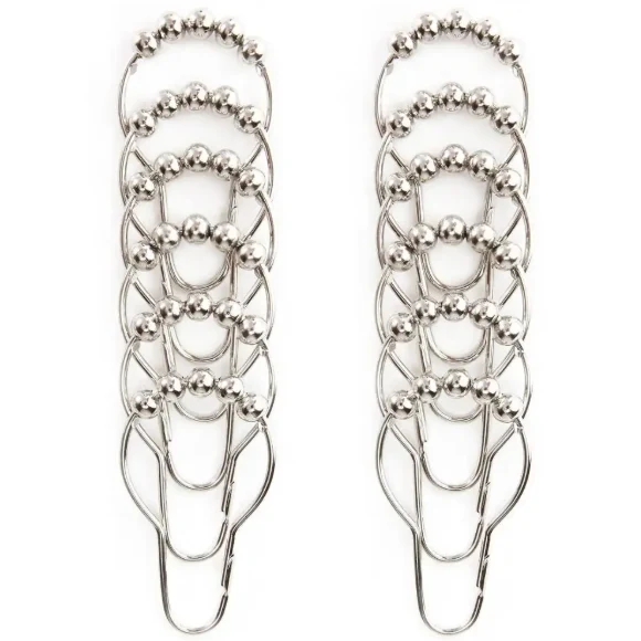 Shower Curtain Ring Set (12pcs)