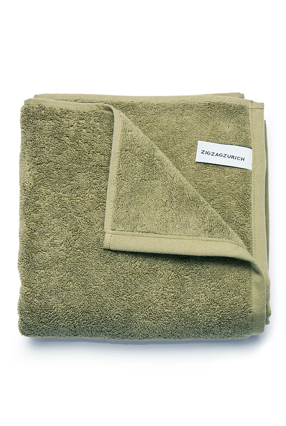 Organic Cotton Towels – Olive