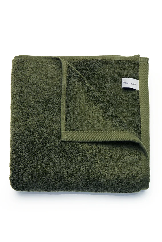 Organic Cotton Towels – Forest Green