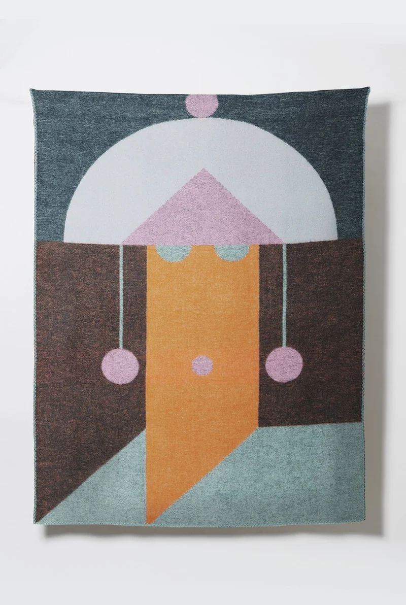 Wool Blanket "Hanae" by Sophie Probst & Michele Rondelli