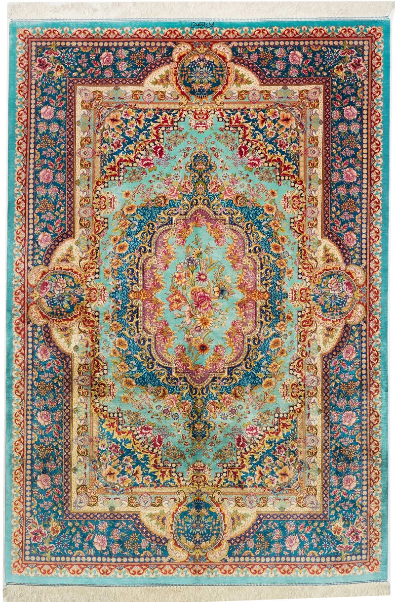 Ghom aus reiner Seide | 233 x 159 cm | Nr. 12-279637