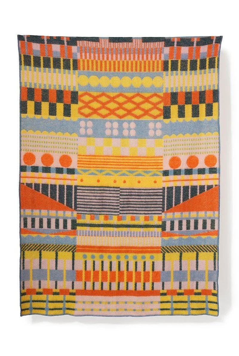 Wool Blanket "Gunta" by Sophie Probst & MIchele Rondelli