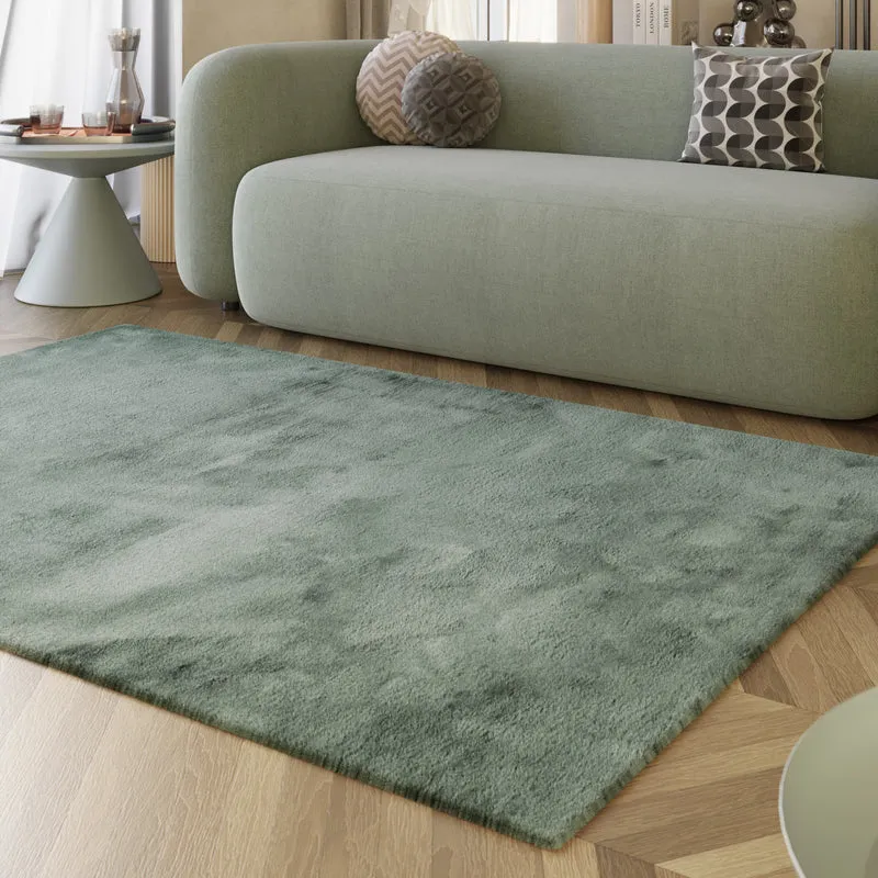 Esprit Teppich Salbei Grün und sehr flauschig Hochflor "Alice"