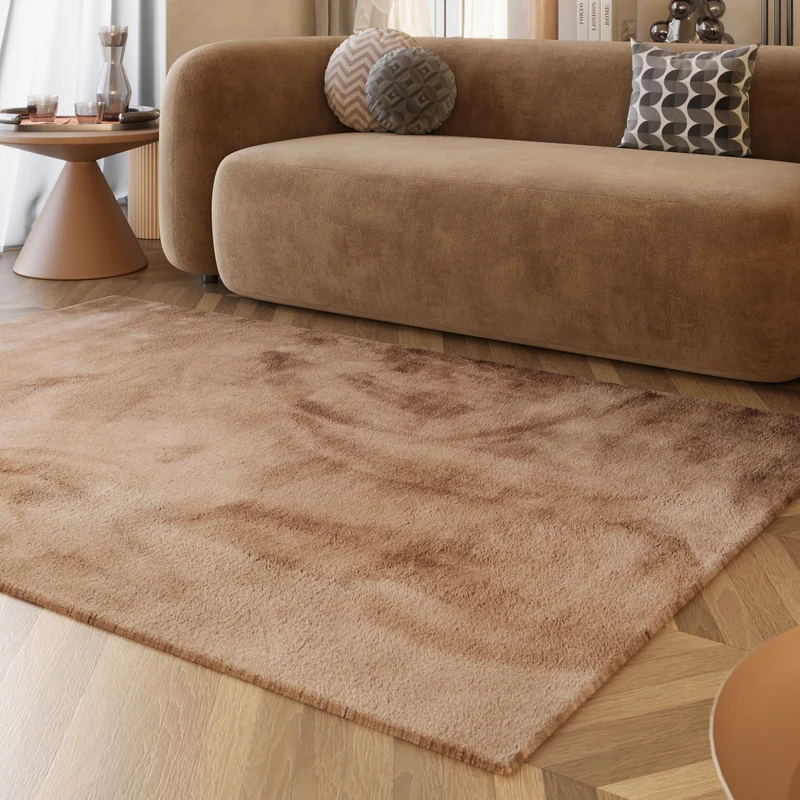 Esprit Teppich Puder Rosa und sehr flauschig Hochflor "Alice"