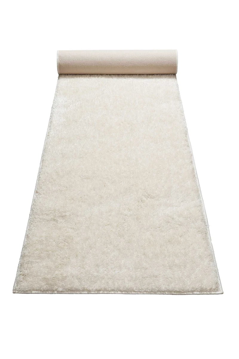Teppich Creme Weiß Hochflor "Fanny" WECONhome Basics