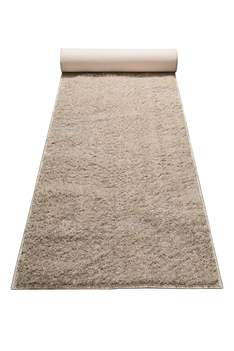 Teppich Beige Sand Hochflor "Fanny" WECONhome Basics