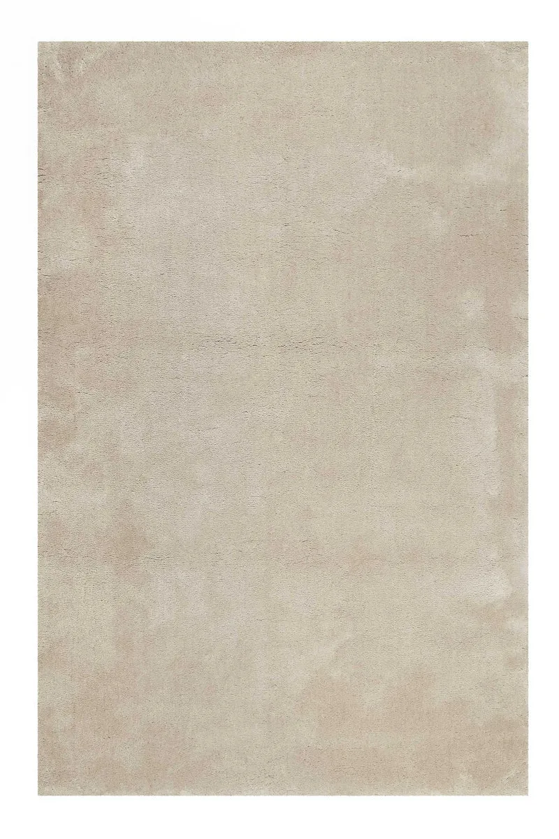 Teppich Sand Beige Hochflor "Emilia" WECONhome Basics